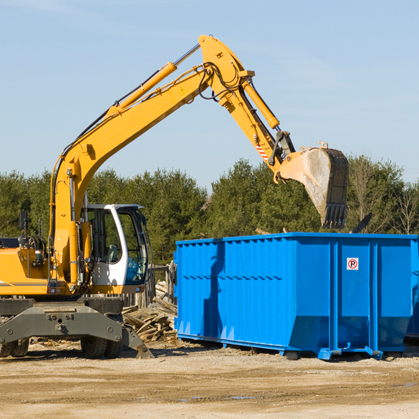 can i rent a residential dumpster for a construction project in Clayville